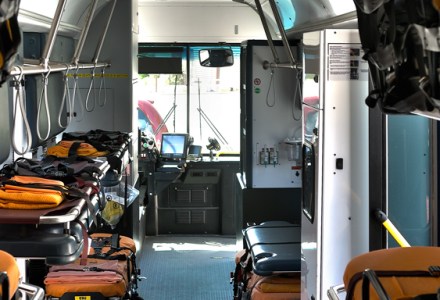 EMS ESU vehicle - interior